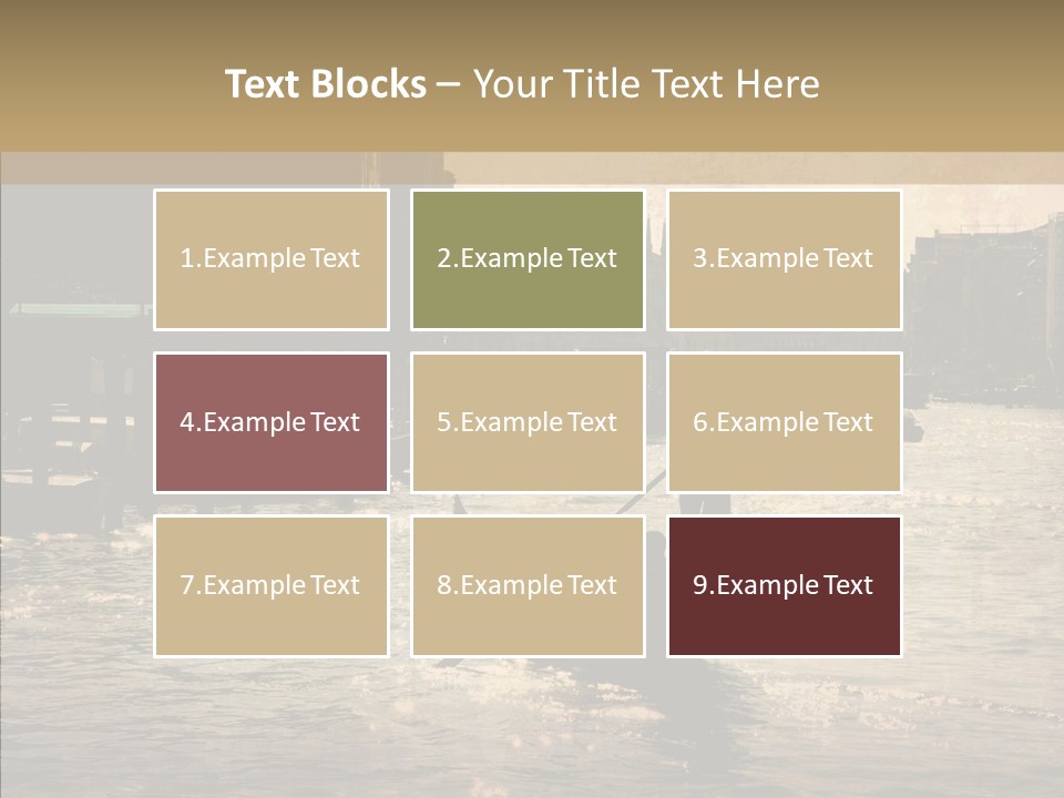 Italy Gondolier Real PowerPoint Template