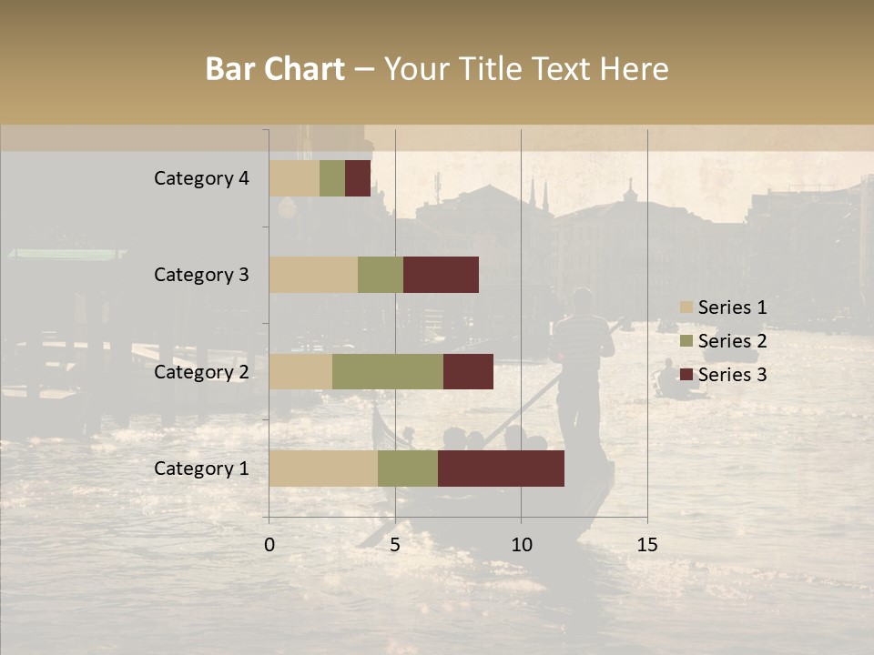 Italy Gondolier Real PowerPoint Template