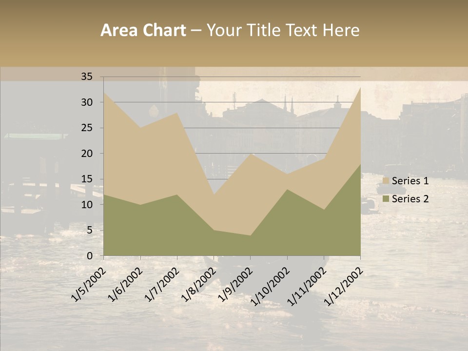 Italy Gondolier Real PowerPoint Template