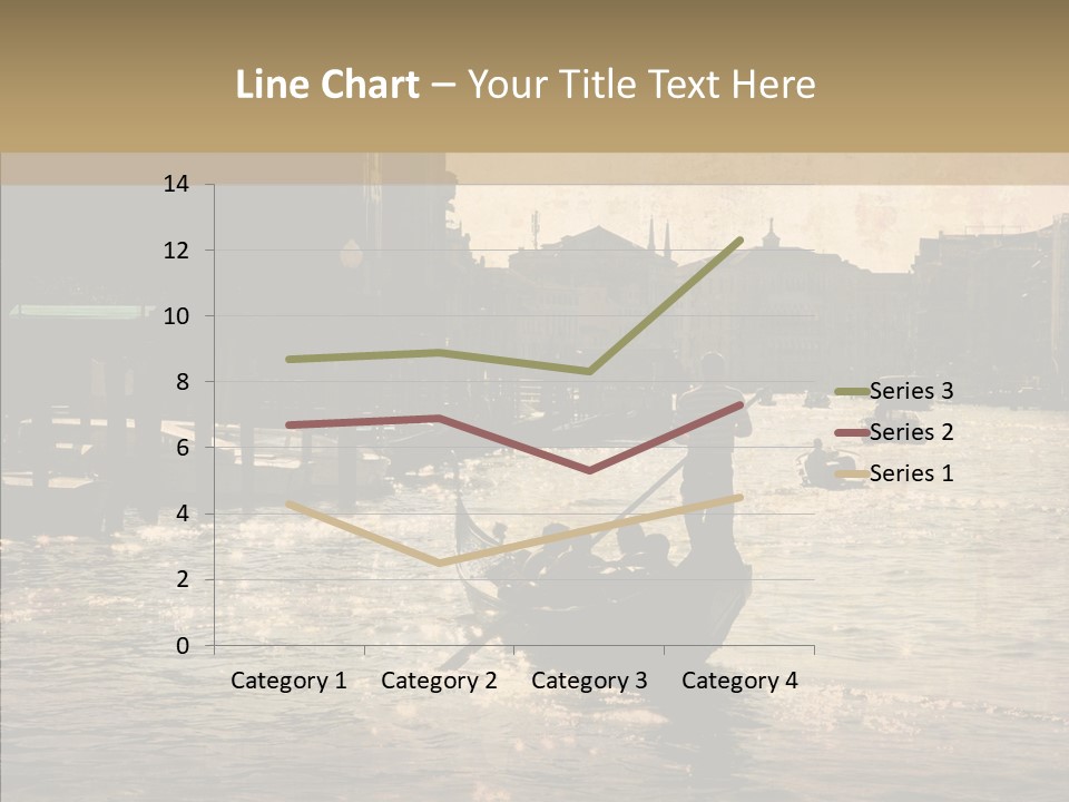 Italy Gondolier Real PowerPoint Template