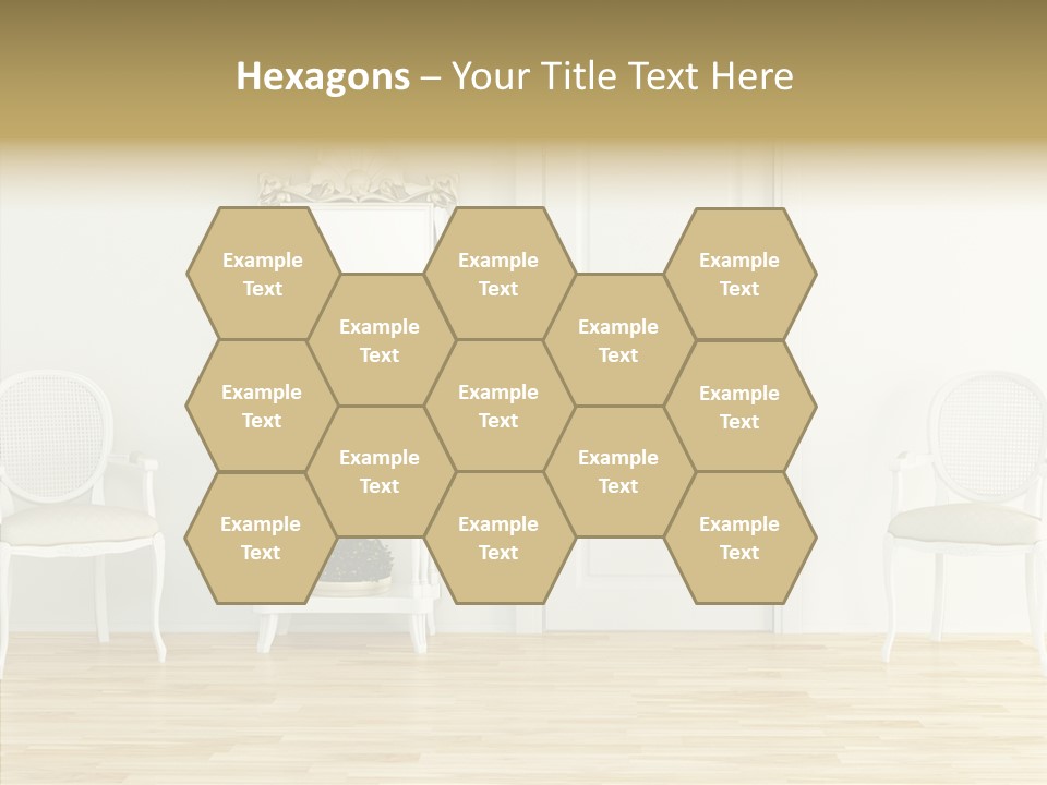 Leather Seat Room PowerPoint Template