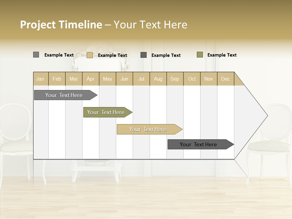 Leather Seat Room PowerPoint Template