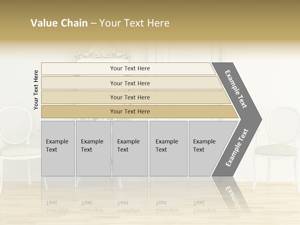 Leather Seat Room PowerPoint Template