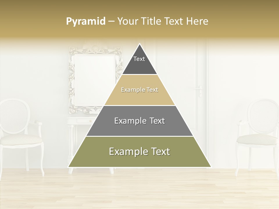 Leather Seat Room PowerPoint Template