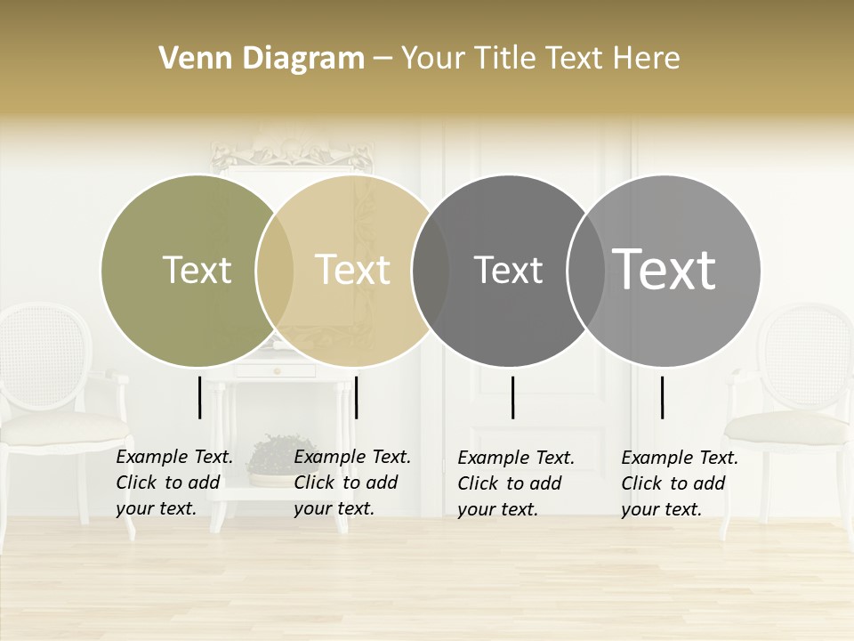 Leather Seat Room PowerPoint Template