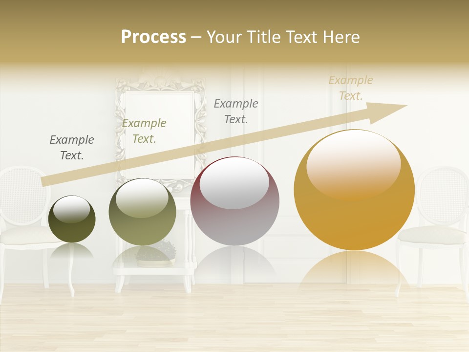 Leather Seat Room PowerPoint Template