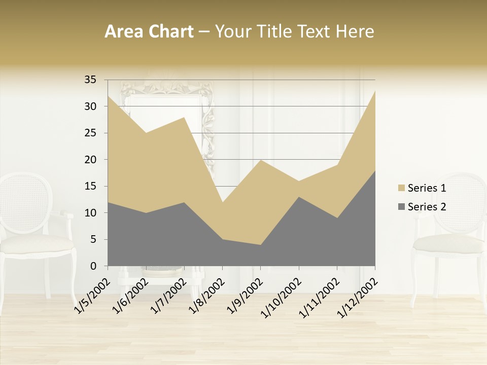 Leather Seat Room PowerPoint Template
