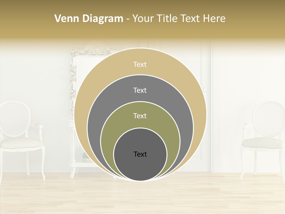 Leather Seat Room PowerPoint Template