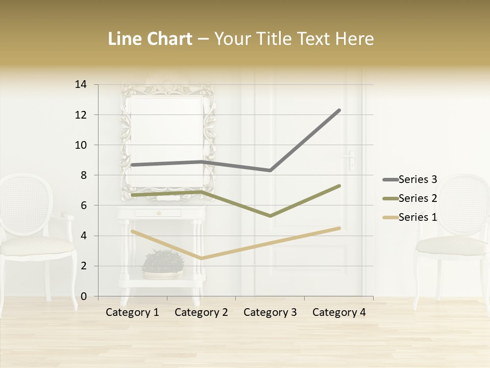 Leather Seat Room PowerPoint Template