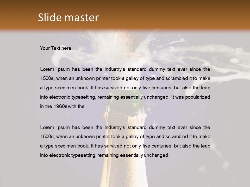 Drink Wine Treat PowerPoint Template