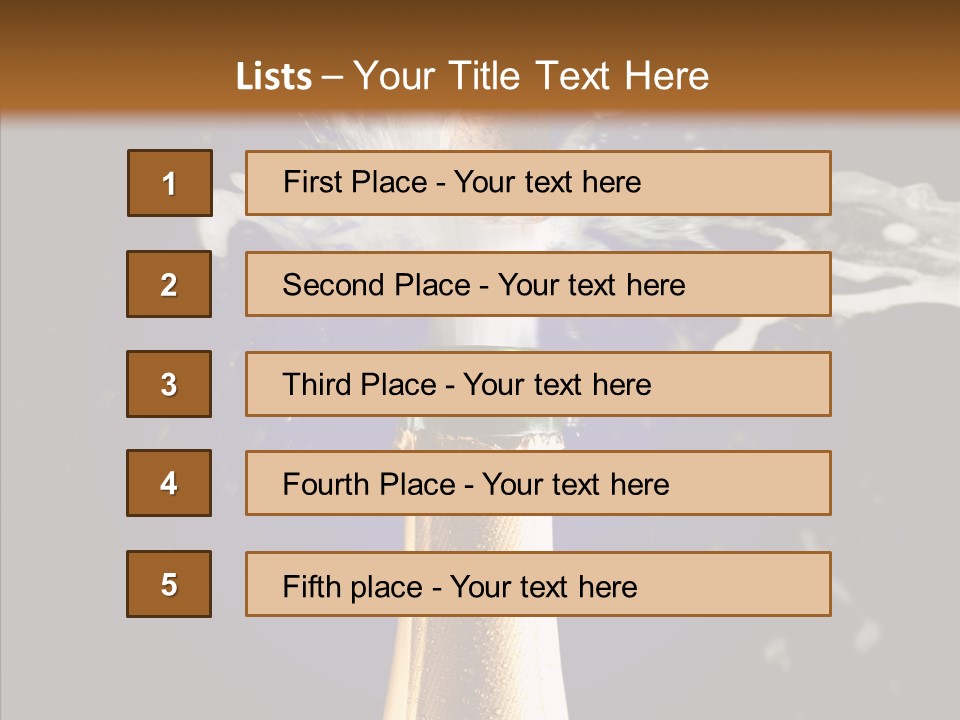 Drink Wine Treat PowerPoint Template