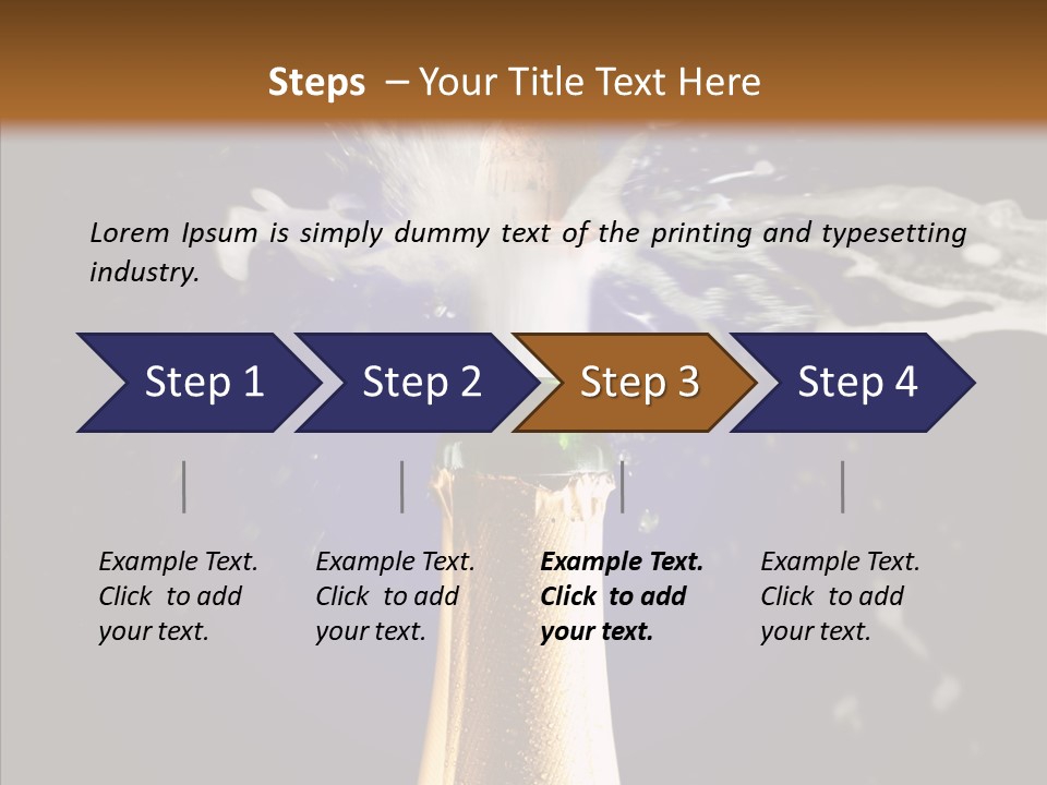 Drink Wine Treat PowerPoint Template