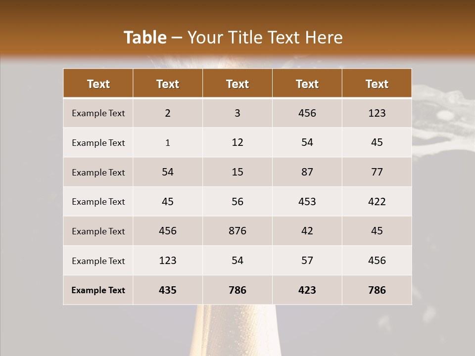 Drink Wine Treat PowerPoint Template