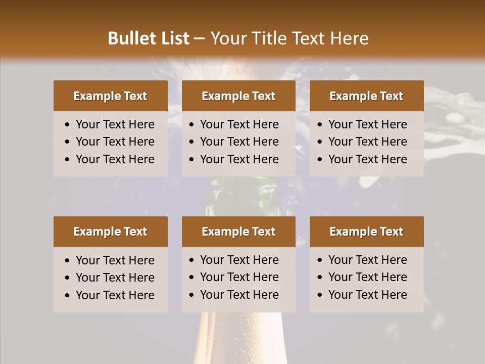 Drink Wine Treat PowerPoint Template