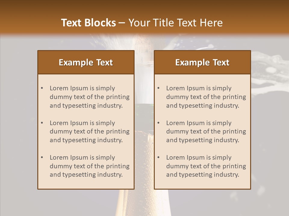 Drink Wine Treat PowerPoint Template