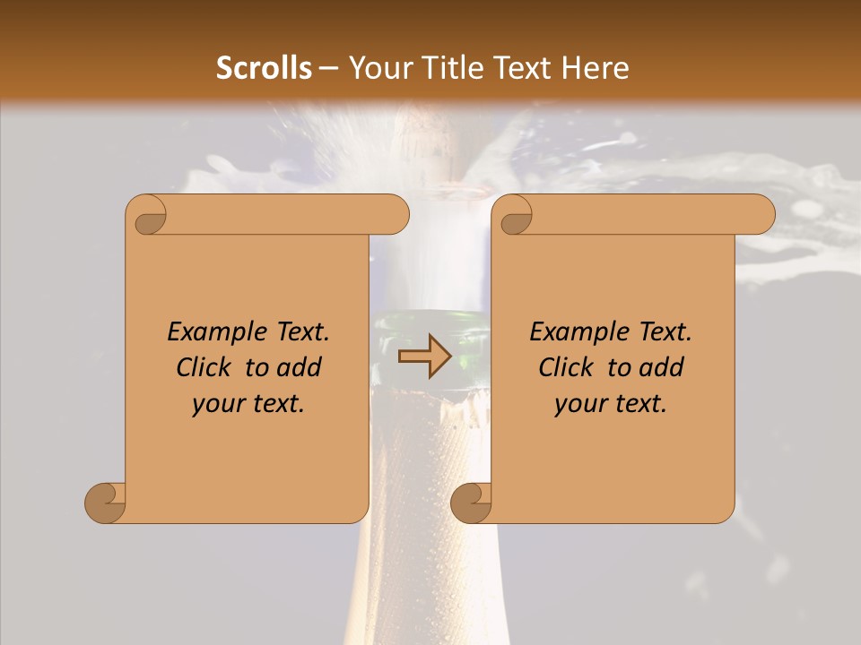 Drink Wine Treat PowerPoint Template