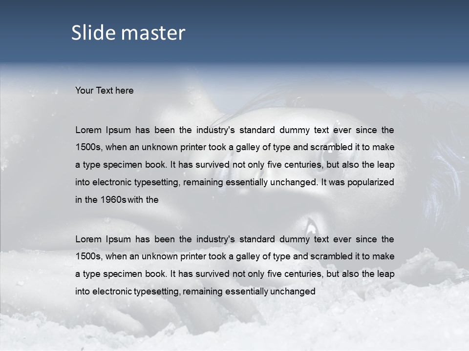 Sexy Young Elegant PowerPoint Template