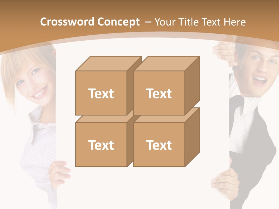 Figure Boardroom Communication PowerPoint Template