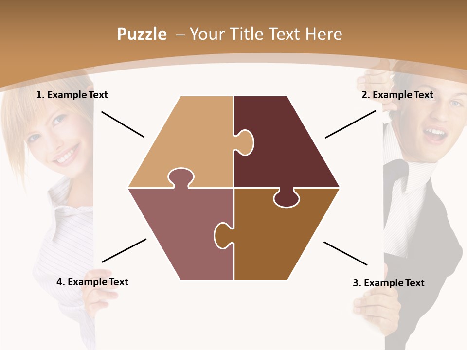 Figure Boardroom Communication PowerPoint Template