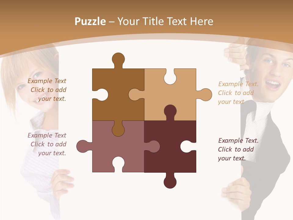 Figure Boardroom Communication PowerPoint Template