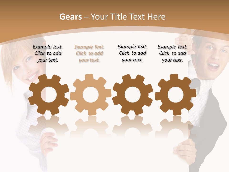 Figure Boardroom Communication PowerPoint Template