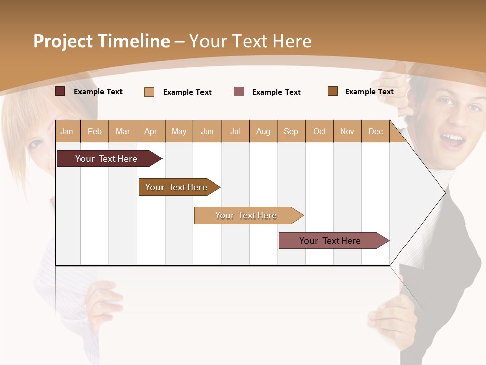 Figure Boardroom Communication PowerPoint Template