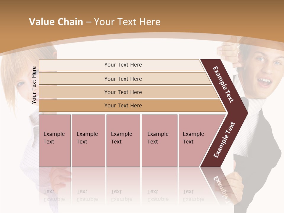 Figure Boardroom Communication PowerPoint Template