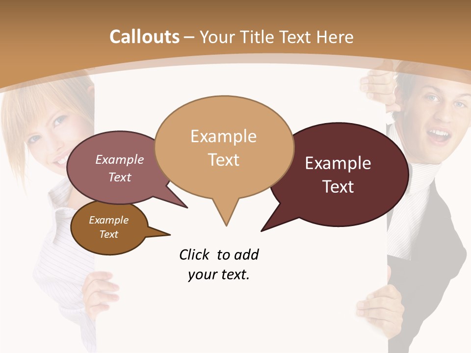 Figure Boardroom Communication PowerPoint Template