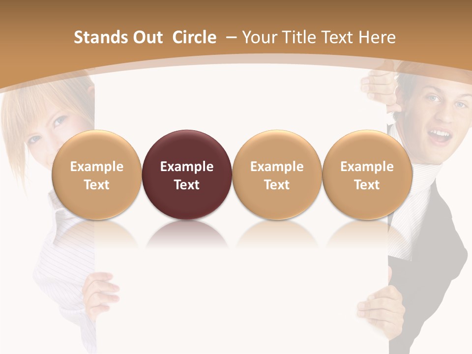 Figure Boardroom Communication PowerPoint Template