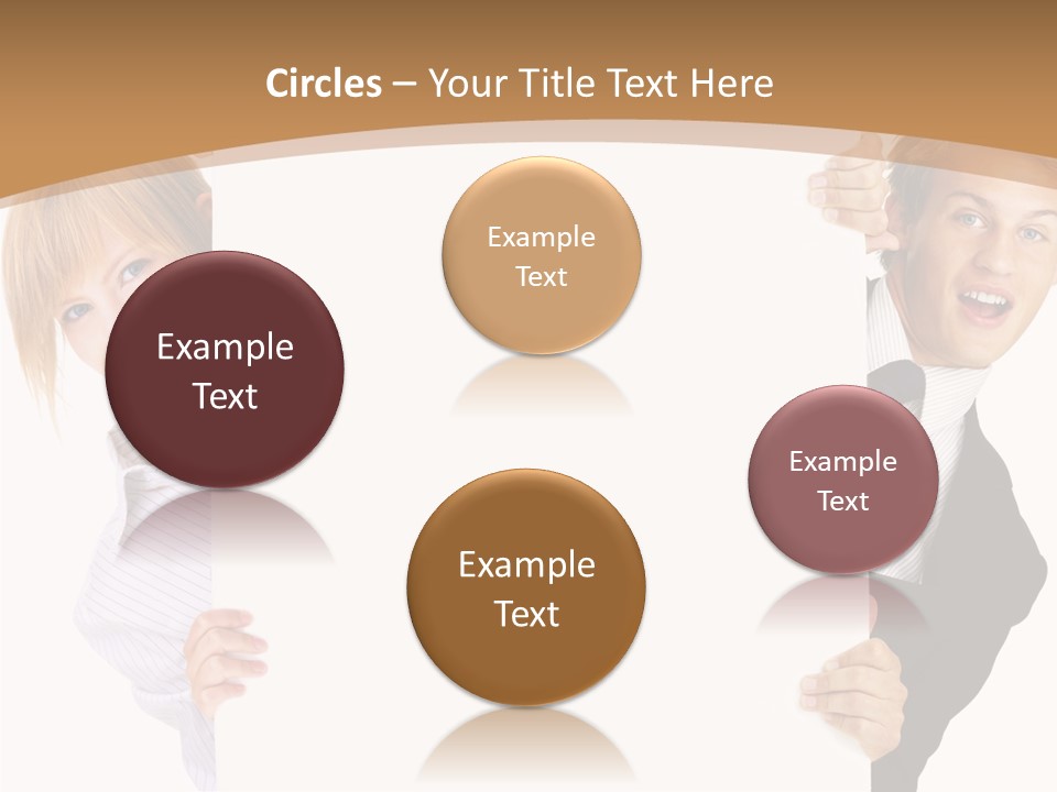 Figure Boardroom Communication PowerPoint Template