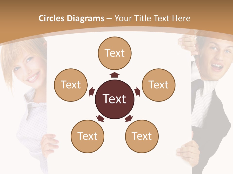 Figure Boardroom Communication PowerPoint Template