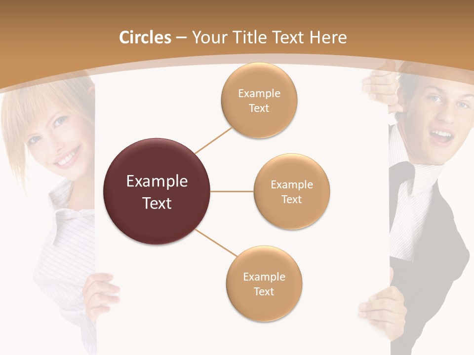 Figure Boardroom Communication PowerPoint Template