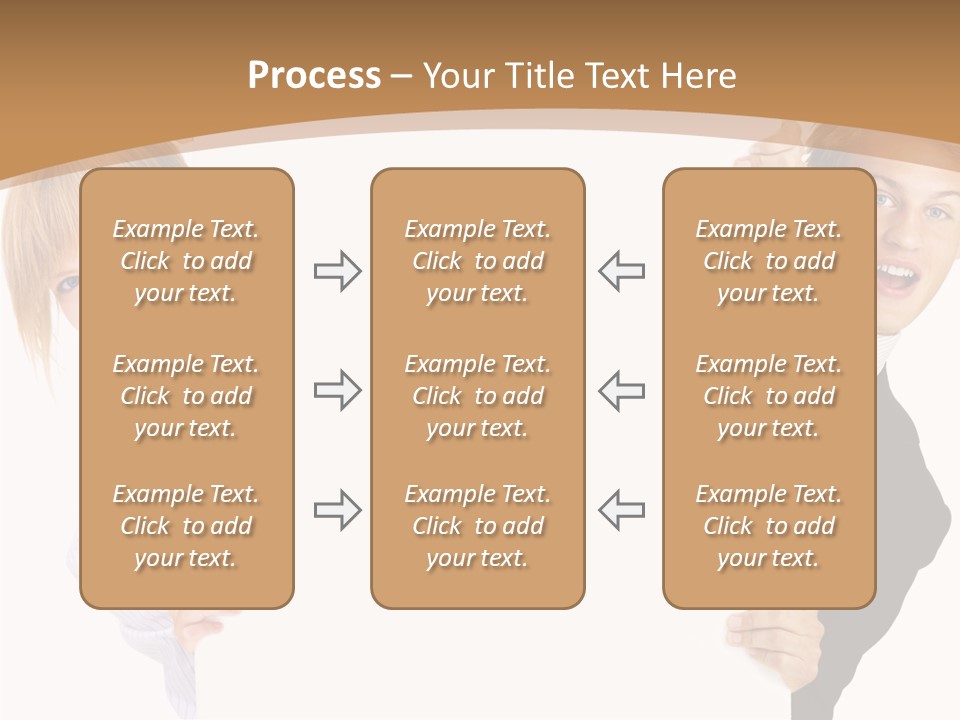 Figure Boardroom Communication PowerPoint Template