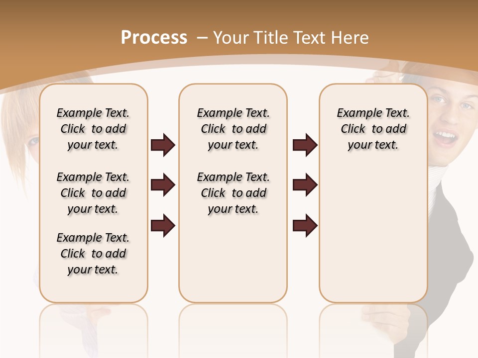 Figure Boardroom Communication PowerPoint Template