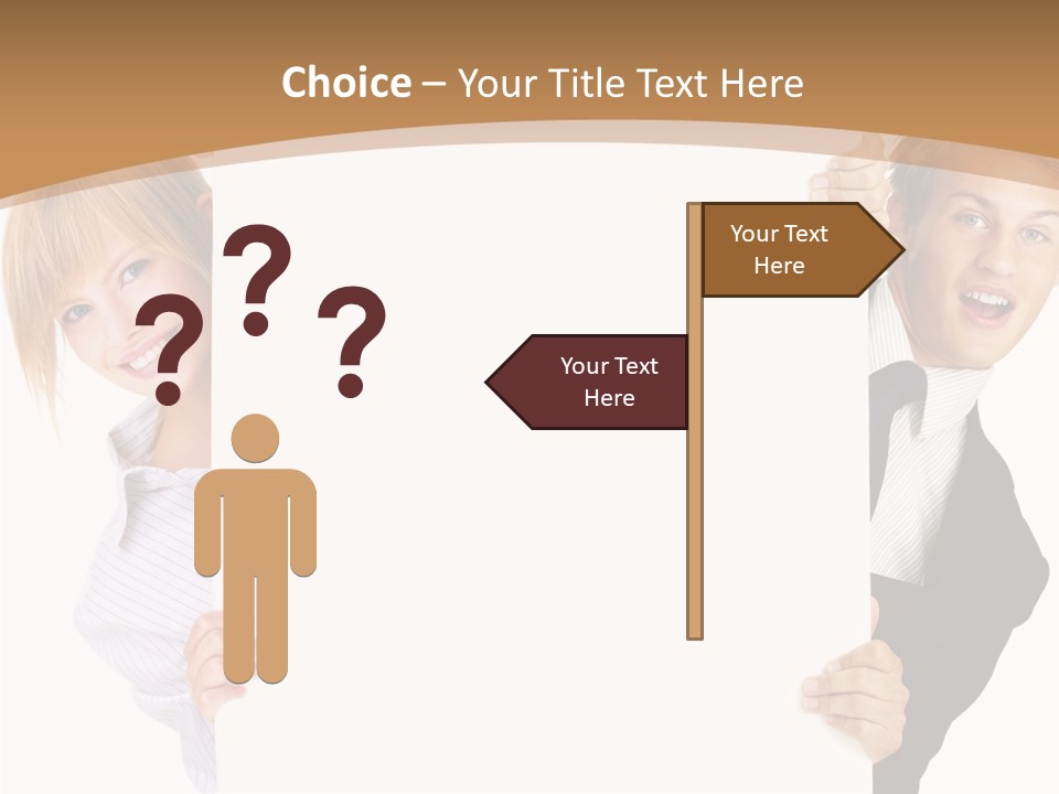 Figure Boardroom Communication PowerPoint Template