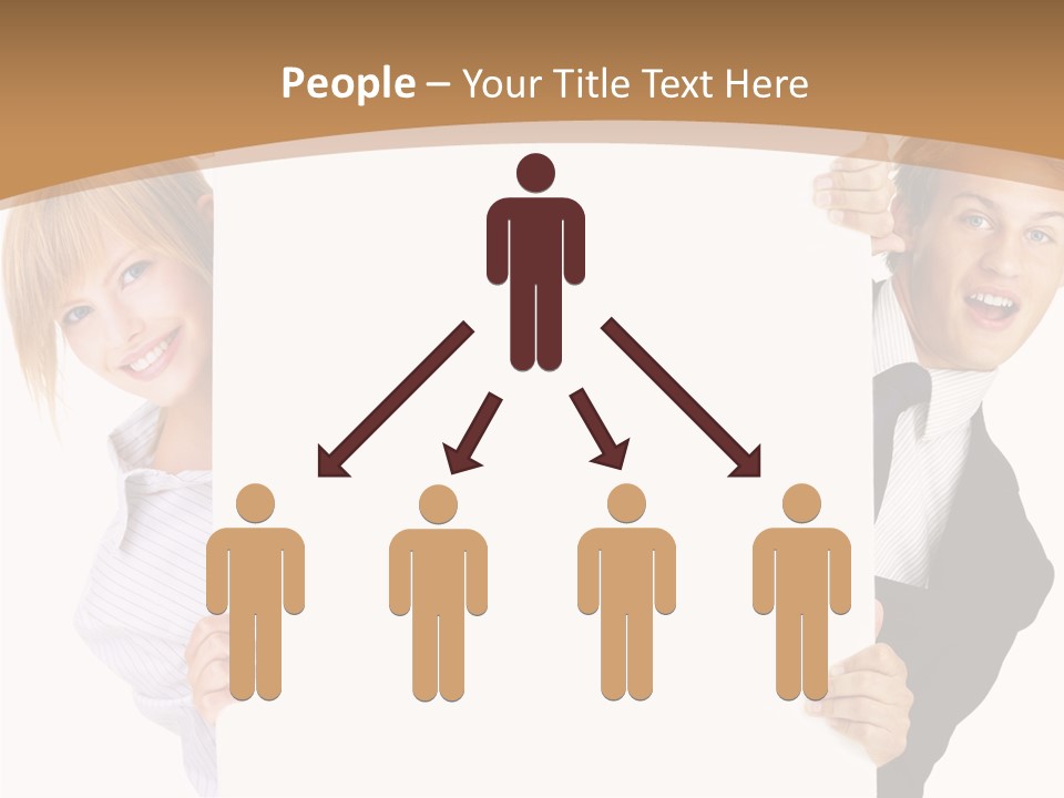 Figure Boardroom Communication PowerPoint Template