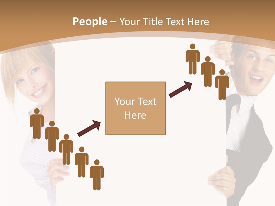 Figure Boardroom Communication PowerPoint Template
