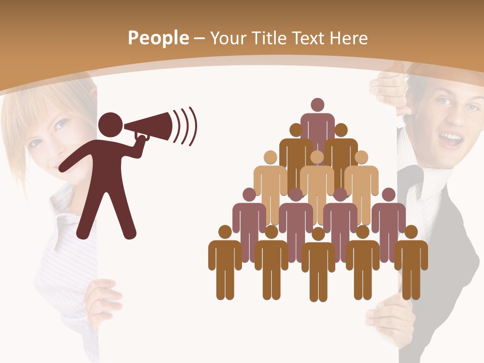 Figure Boardroom Communication PowerPoint Template