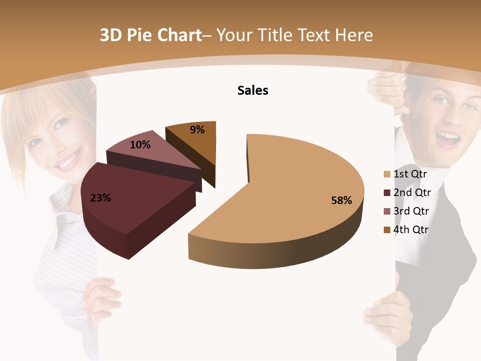 Figure Boardroom Communication PowerPoint Template