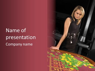 Gamble Social Looking PowerPoint Template