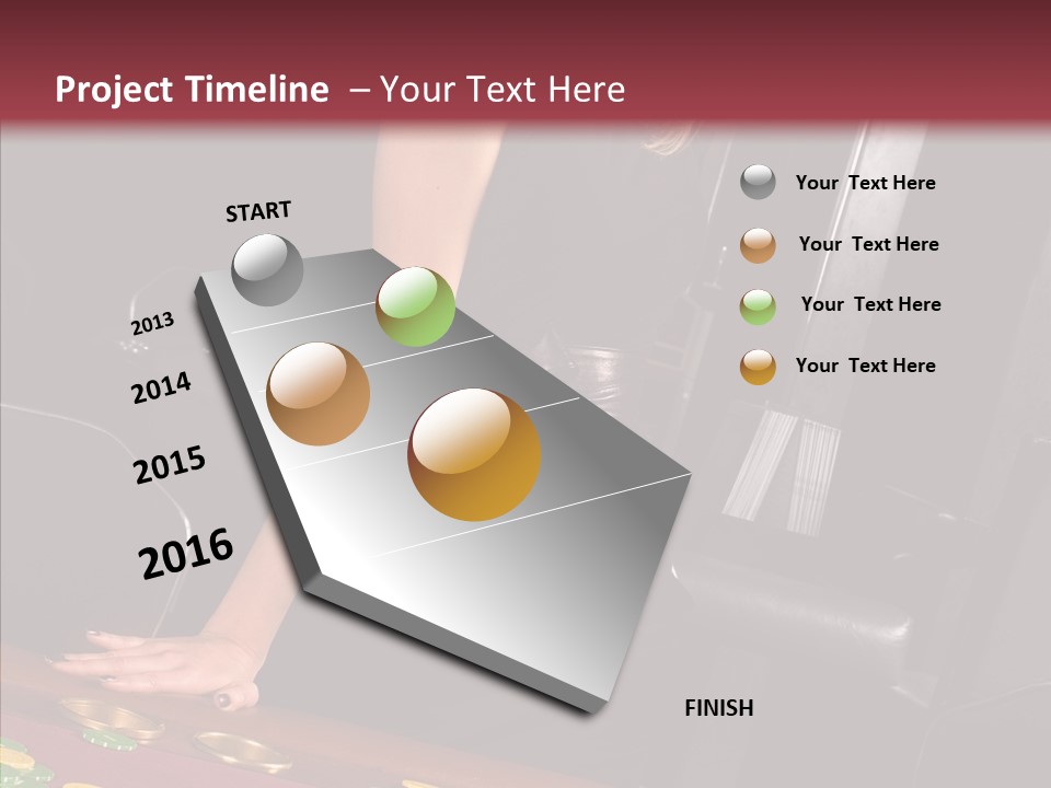 Gamble Social Looking PowerPoint Template