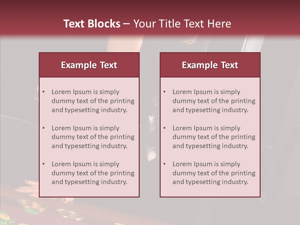 Gamble Social Looking PowerPoint Template
