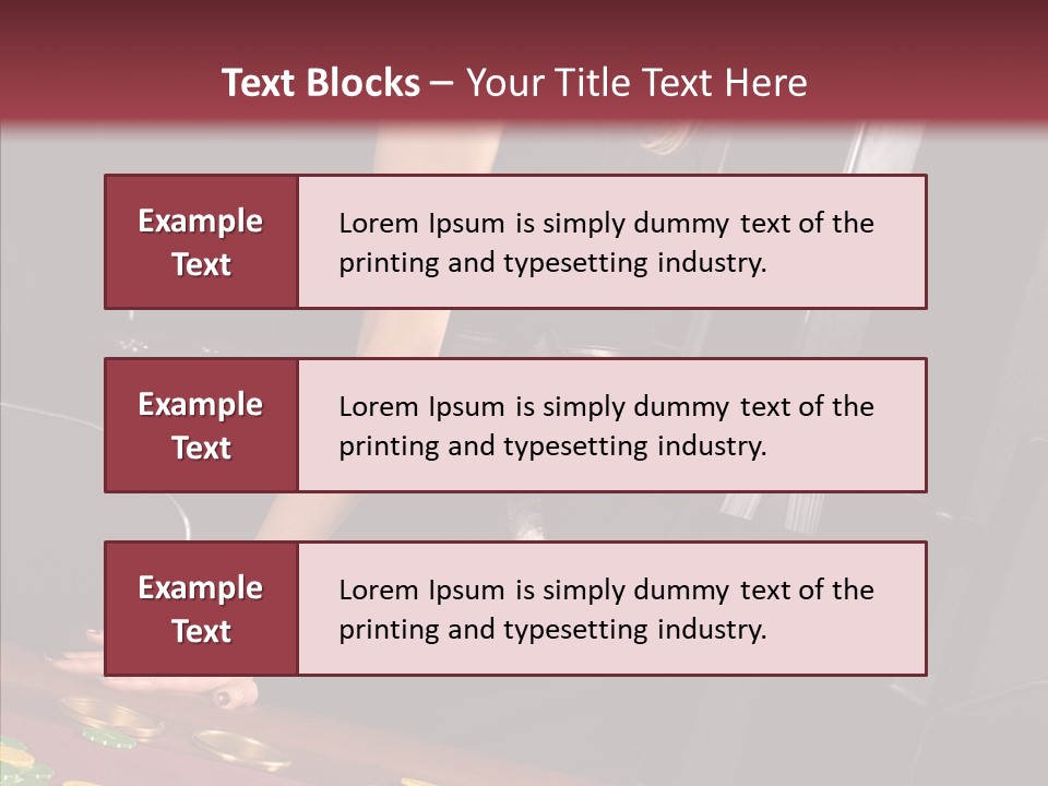 Gamble Social Looking PowerPoint Template