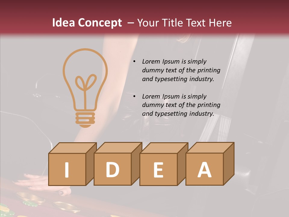 Gamble Social Looking PowerPoint Template