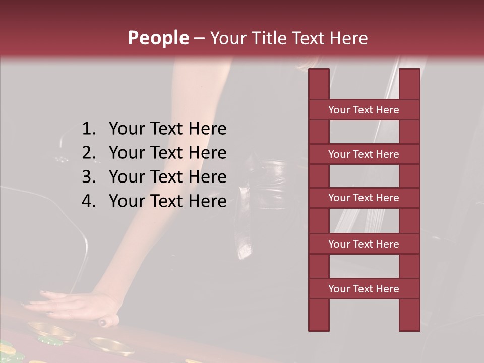 Gamble Social Looking PowerPoint Template