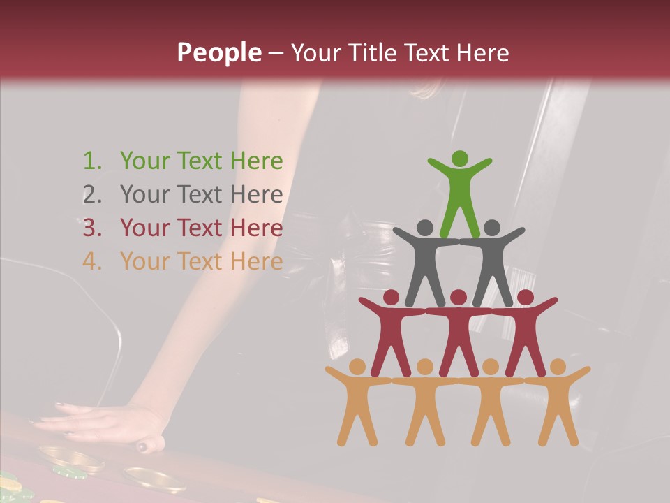 Gamble Social Looking PowerPoint Template