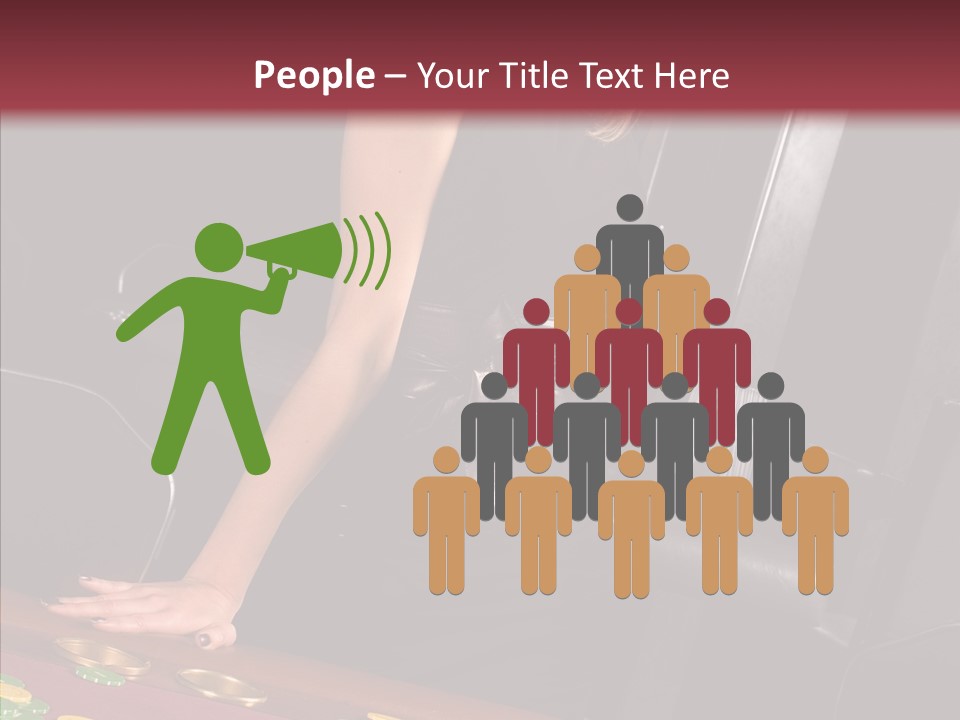 Gamble Social Looking PowerPoint Template