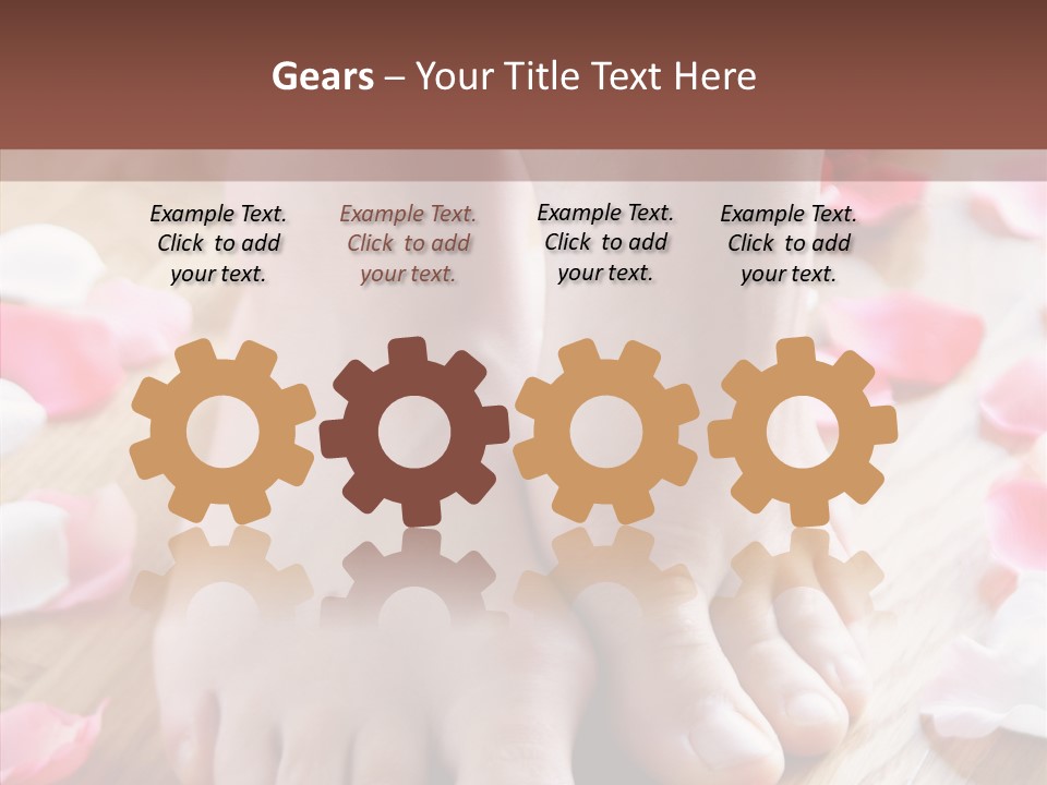 Feminine Indoors Wood PowerPoint Template