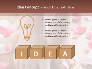 Feminine Indoors Wood PowerPoint Template