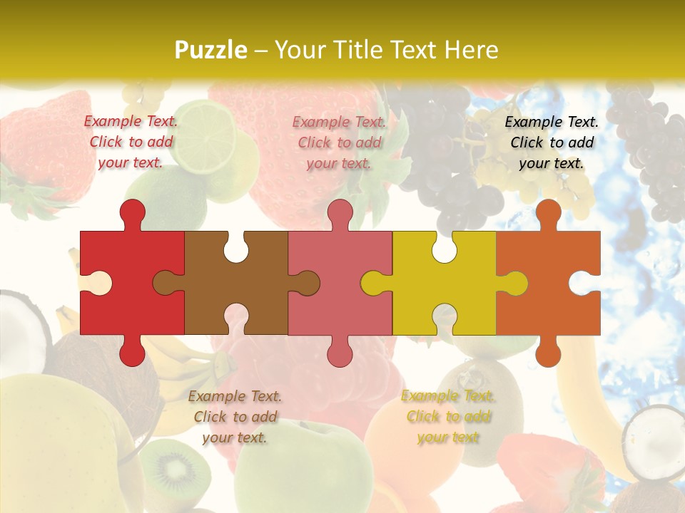 Seasonal Reflection Healthy PowerPoint Template